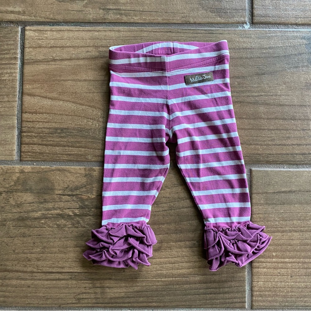 Matilda Jane ruffle leggings for baby